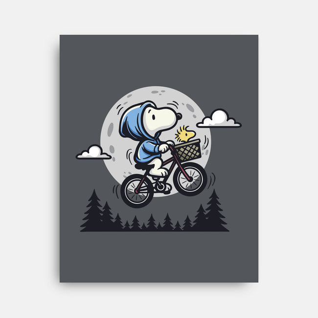 Fly To The Moon-None-Stretched-Canvas-Xentee