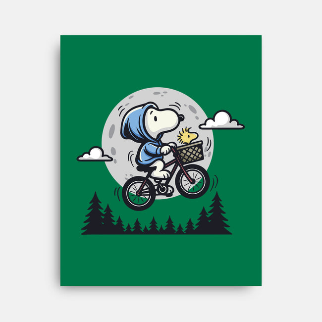 Fly To The Moon-None-Stretched-Canvas-Xentee