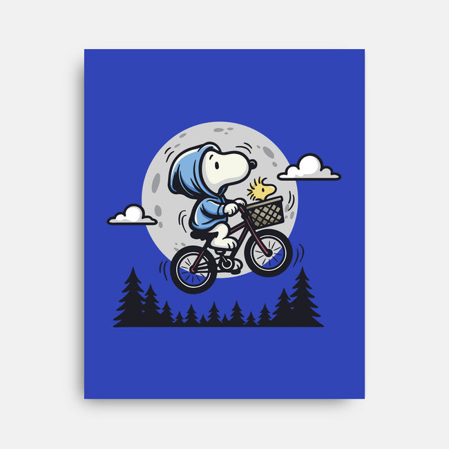 Fly To The Moon-None-Stretched-Canvas-Xentee