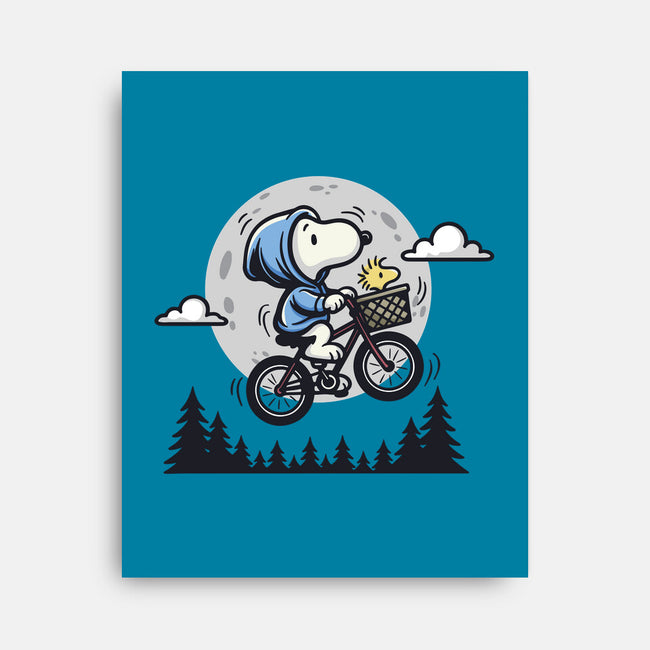 Fly To The Moon-None-Stretched-Canvas-Xentee