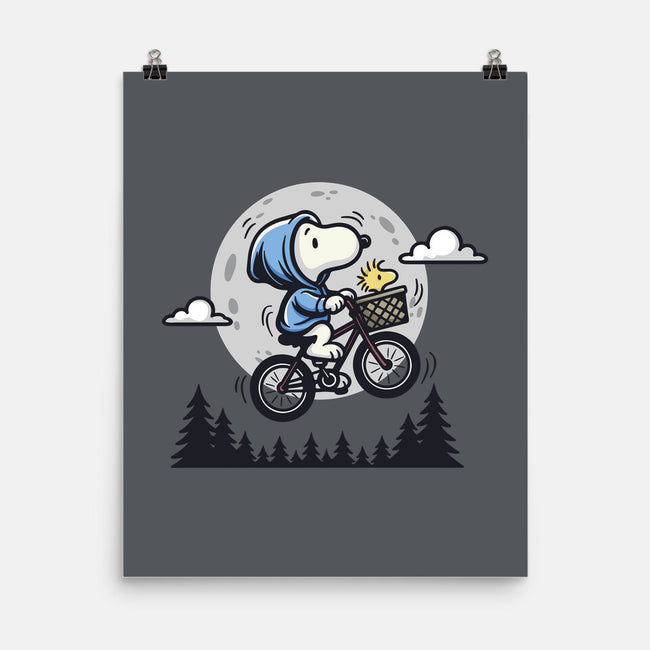 Fly To The Moon-None-Matte-Poster-Xentee
