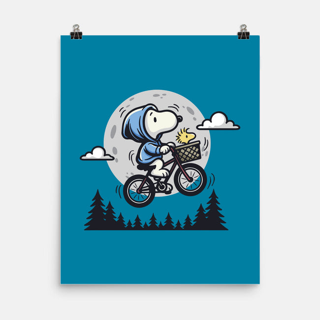 Fly To The Moon-None-Matte-Poster-Xentee