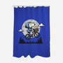 Fly To The Moon-None-Polyester-Shower Curtain-Xentee