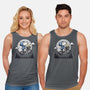 Fly To The Moon-Unisex-Basic-Tank-Xentee