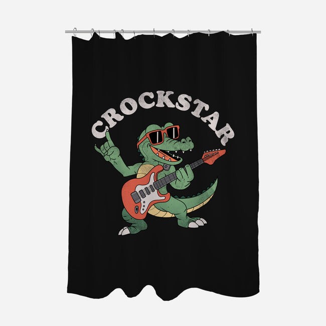 Crockstar-None-Polyester-Shower Curtain-dandingeroz
