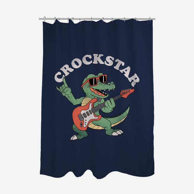 Crockstar-None-Polyester-Shower Curtain-dandingeroz