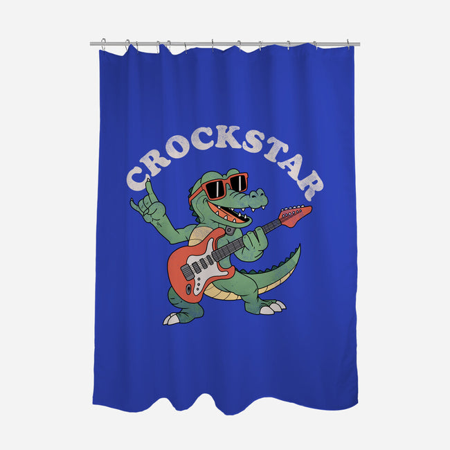Crockstar-None-Polyester-Shower Curtain-dandingeroz