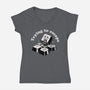 Trying To Escape-Womens-V-Neck-Tee-dandingeroz