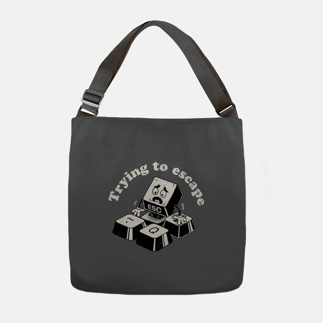 Trying To Escape-None-Adjustable Tote-Bag-dandingeroz