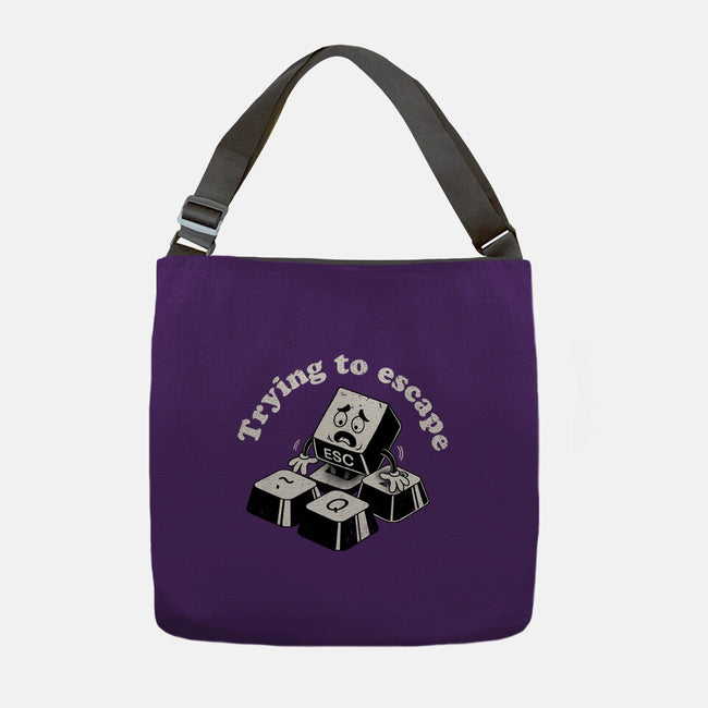 Trying To Escape-None-Adjustable Tote-Bag-dandingeroz