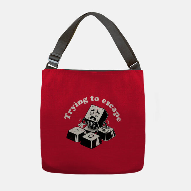 Trying To Escape-None-Adjustable Tote-Bag-dandingeroz