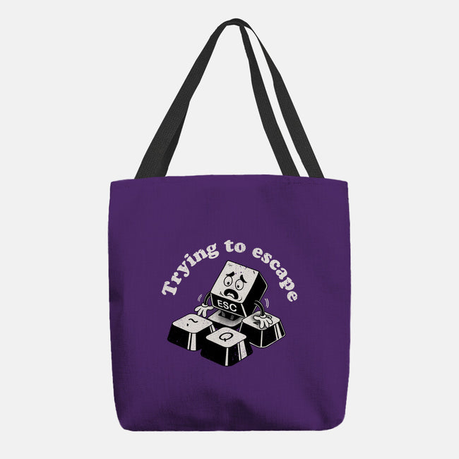 Trying To Escape-None-Basic Tote-Bag-dandingeroz