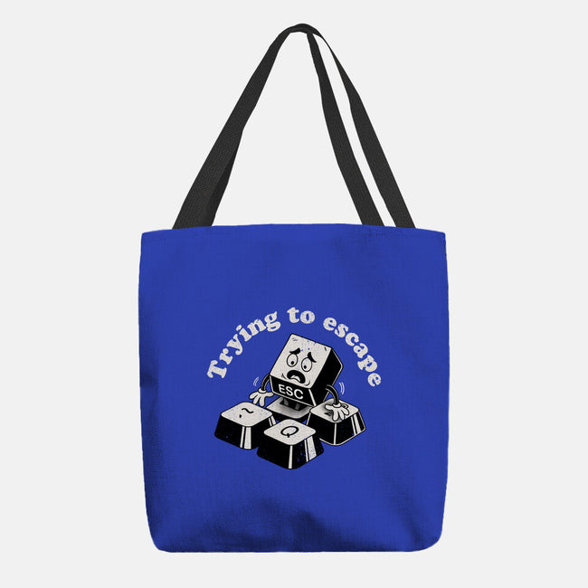 Trying To Escape-None-Basic Tote-Bag-dandingeroz