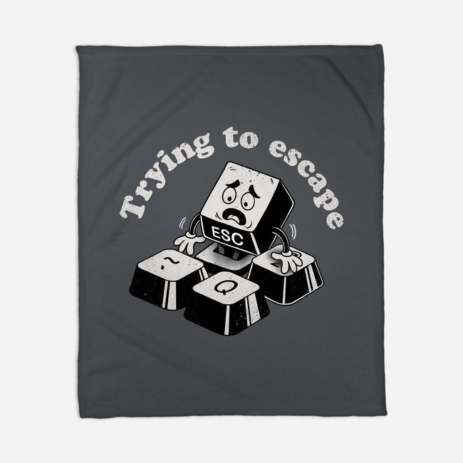 Trying To Escape-None-Fleece-Blanket-dandingeroz