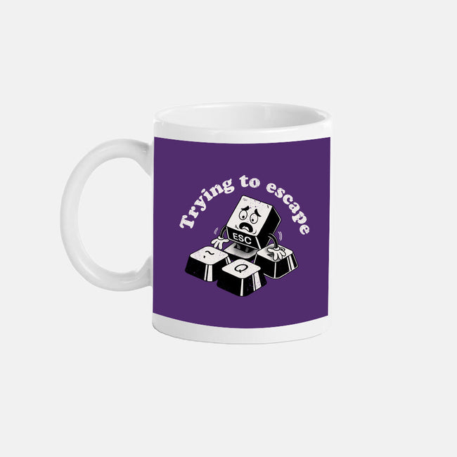 Trying To Escape-None-Mug-Drinkware-dandingeroz