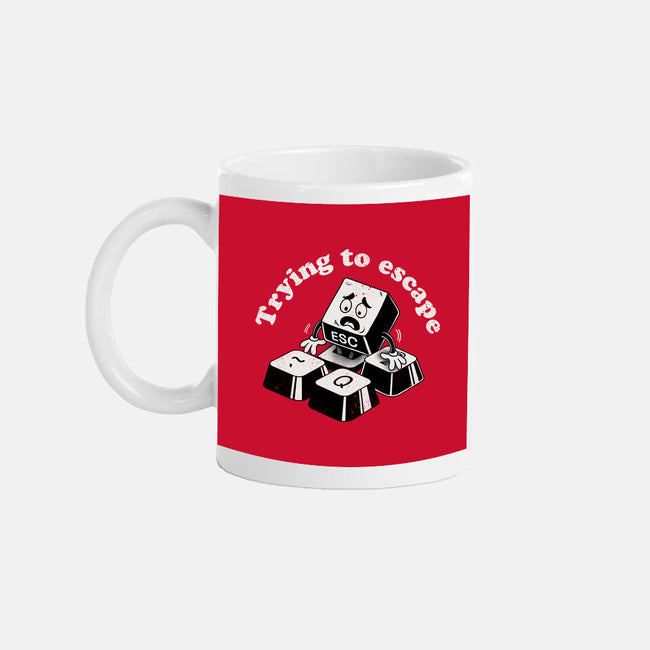 Trying To Escape-None-Mug-Drinkware-dandingeroz