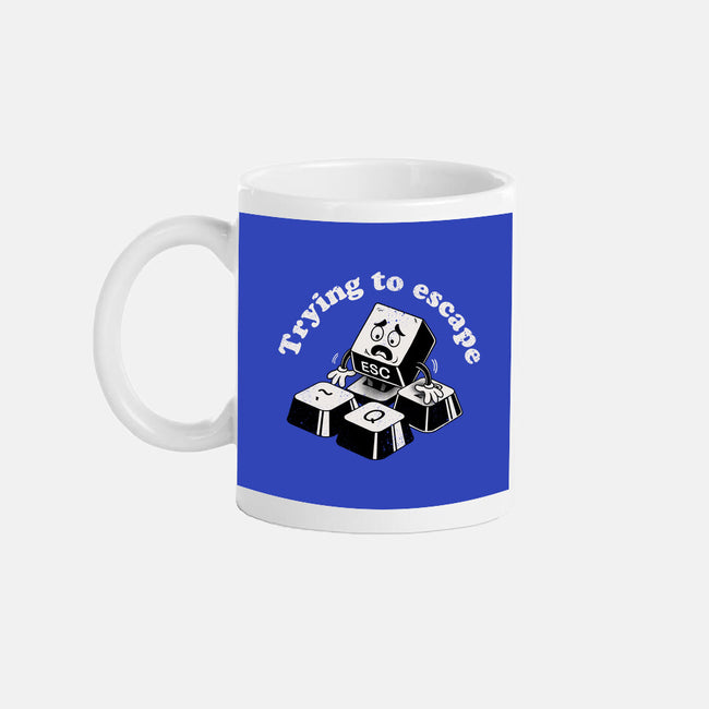 Trying To Escape-None-Mug-Drinkware-dandingeroz