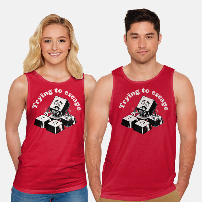 Trying To Escape-Unisex-Basic-Tank-dandingeroz