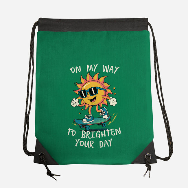 Morning Affirmation-None-Drawstring-Bag-dandingeroz
