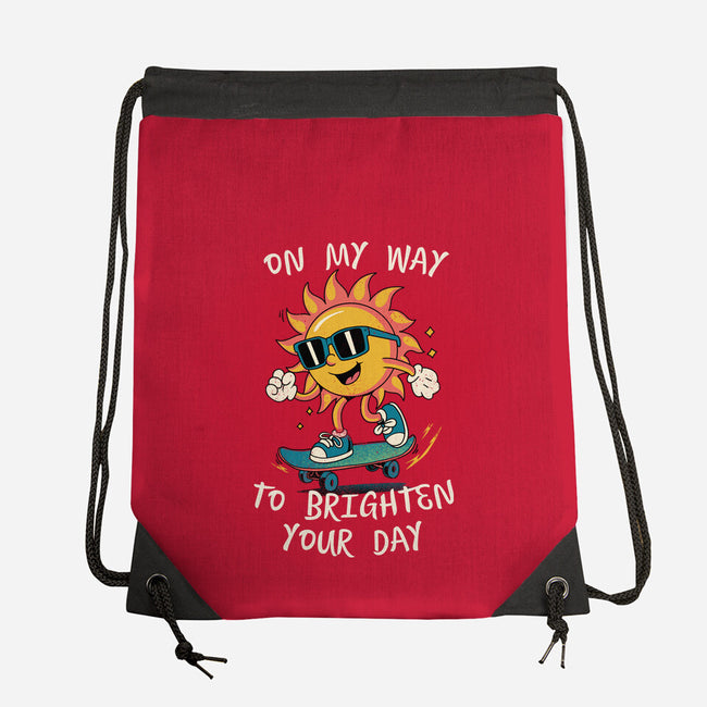 Morning Affirmation-None-Drawstring-Bag-dandingeroz