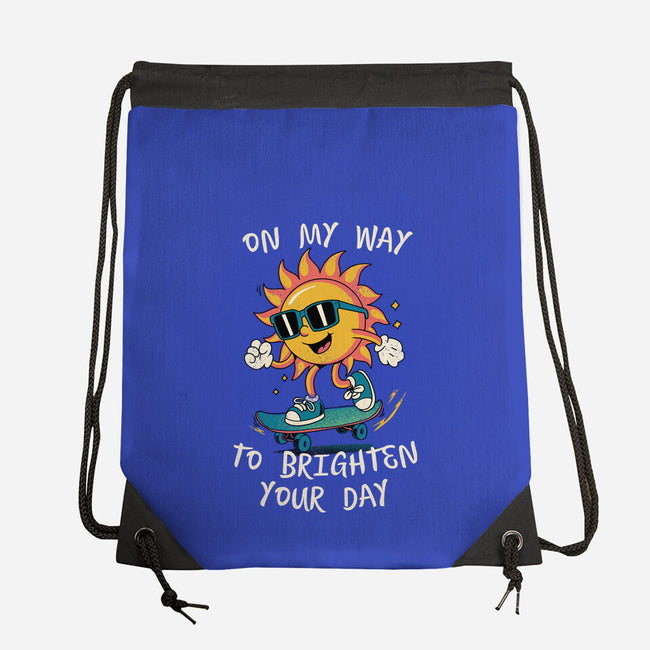 Morning Affirmation-None-Drawstring-Bag-dandingeroz