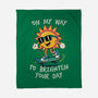 Morning Affirmation-None-Fleece-Blanket-dandingeroz