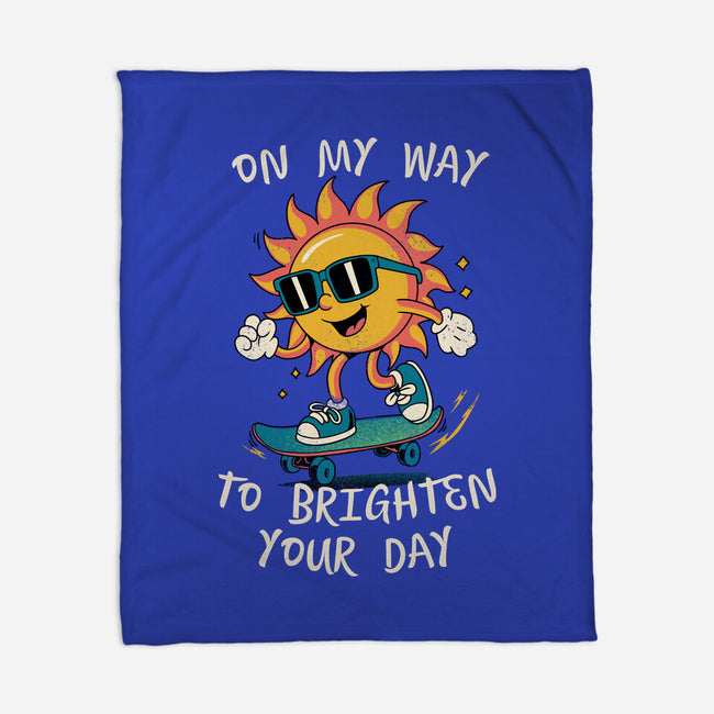 Morning Affirmation-None-Fleece-Blanket-dandingeroz