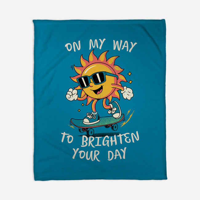 Morning Affirmation-None-Fleece-Blanket-dandingeroz