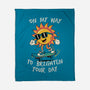 Morning Affirmation-None-Fleece-Blanket-dandingeroz