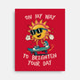 Morning Affirmation-None-Stretched-Canvas-dandingeroz
