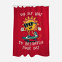 Morning Affirmation-None-Polyester-Shower Curtain-dandingeroz