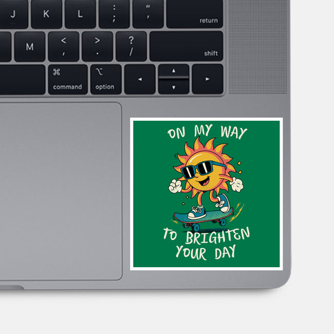Morning Affirmation-None-Glossy-Sticker-dandingeroz