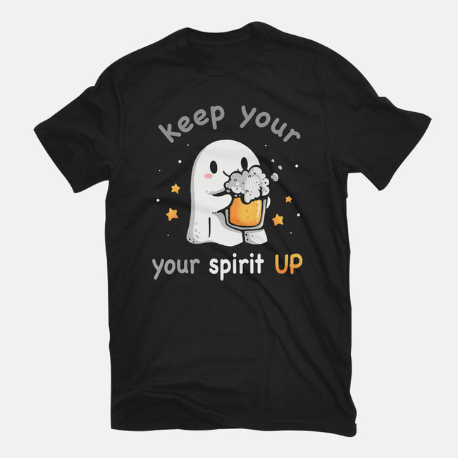 Keep Your Spirit Up-Womens-Fitted-Tee-Vallina84
