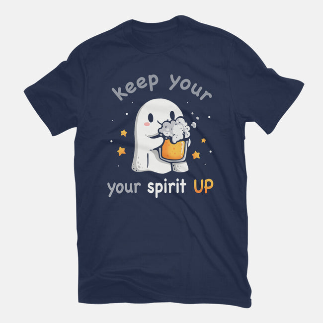 Keep Your Spirit Up-Womens-Fitted-Tee-Vallina84