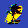 Hedgehog Glitch-Womens-Fitted-Tee-rmatix