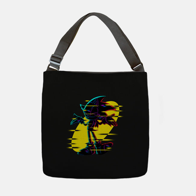 Hedgehog Glitch-None-Adjustable Tote-Bag-rmatix