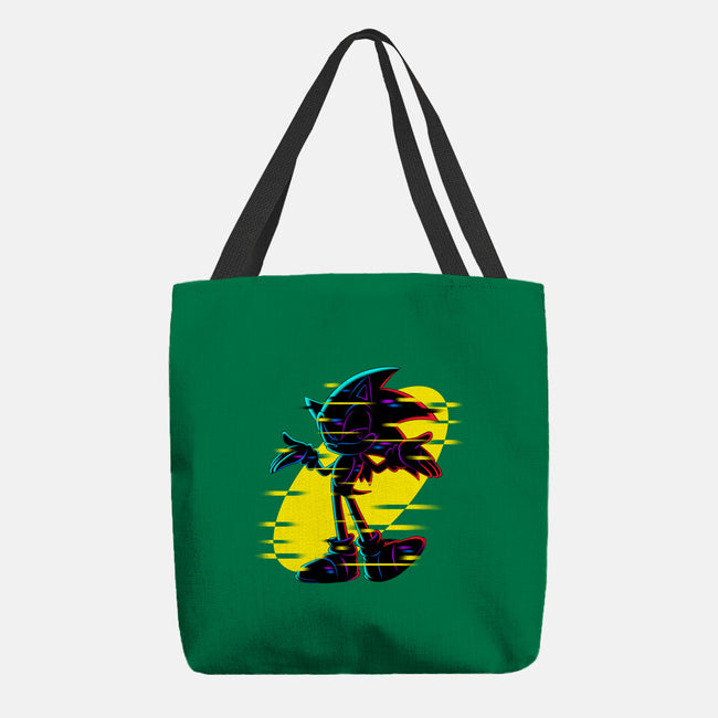 Hedgehog Glitch-None-Basic Tote-Bag-rmatix