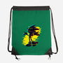 Hedgehog Glitch-None-Drawstring-Bag-rmatix