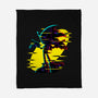 Hedgehog Glitch-None-Fleece-Blanket-rmatix