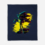 Hedgehog Glitch-None-Fleece-Blanket-rmatix