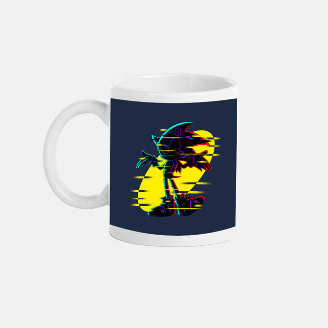 Hedgehog Glitch-None-Mug-Drinkware-rmatix