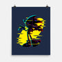 Hedgehog Glitch-None-Matte-Poster-rmatix