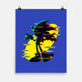 Hedgehog Glitch-None-Matte-Poster-rmatix