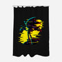 Hedgehog Glitch-None-Polyester-Shower Curtain-rmatix