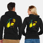 Hedgehog Glitch-Unisex-Zip-Up-Sweatshirt-rmatix
