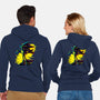 Hedgehog Glitch-Unisex-Zip-Up-Sweatshirt-rmatix