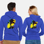 Hedgehog Glitch-Unisex-Zip-Up-Sweatshirt-rmatix