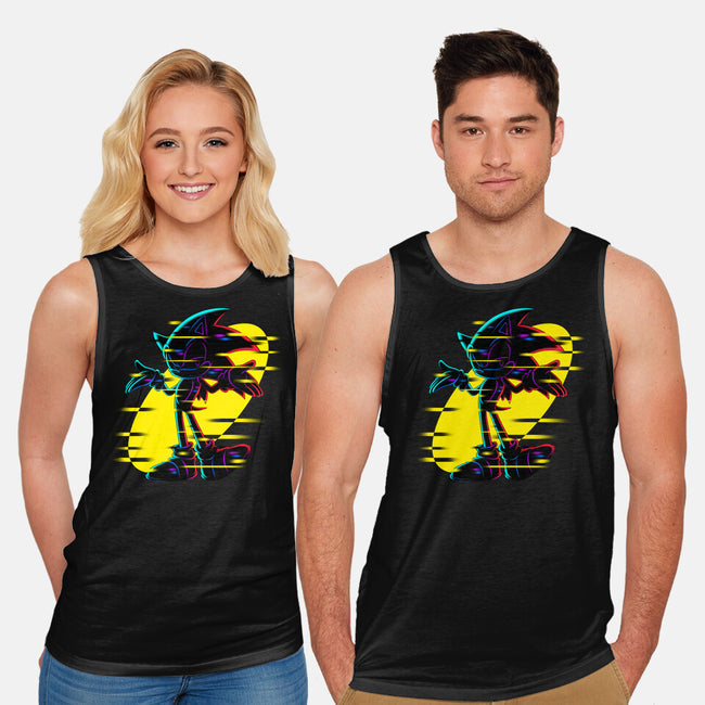 Hedgehog Glitch-Unisex-Basic-Tank-rmatix