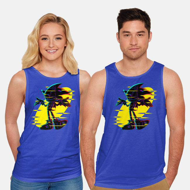 Hedgehog Glitch-Unisex-Basic-Tank-rmatix