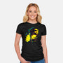 Hedgehog Glitch-Womens-Fitted-Tee-rmatix